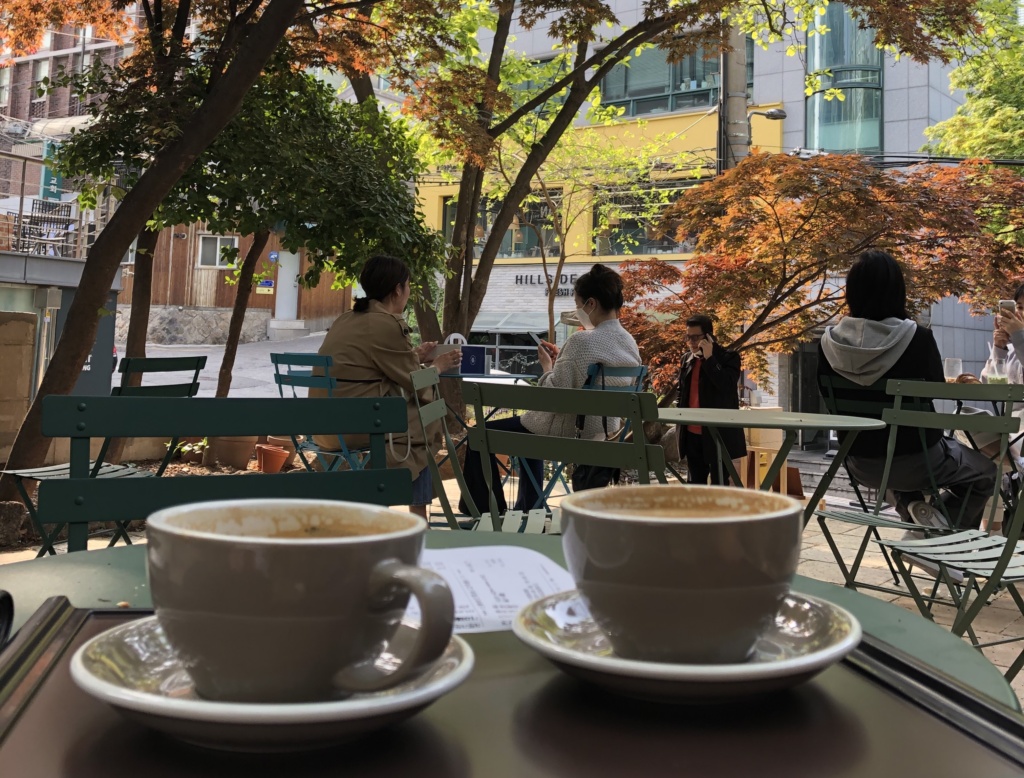 Cafe in South Korea