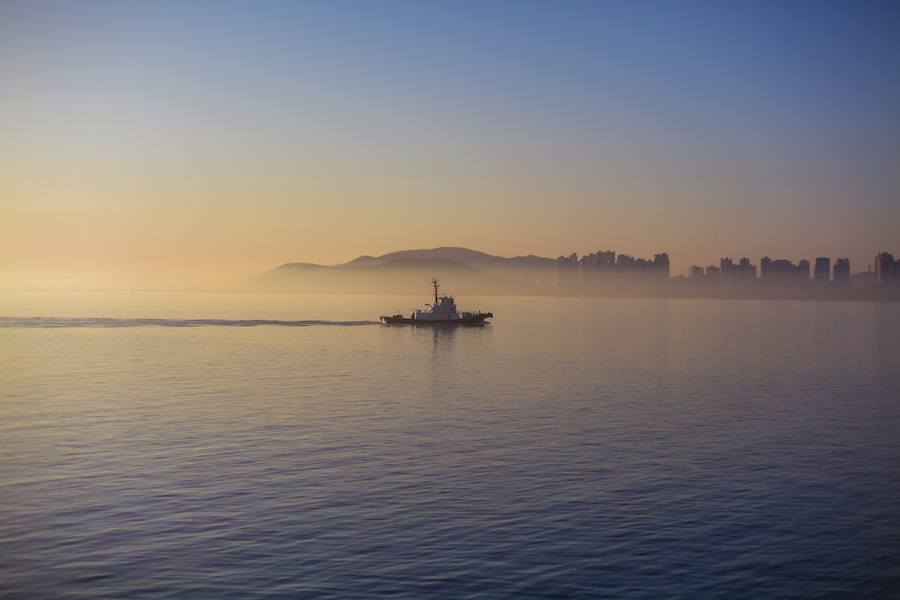 Wolmido near Seoul, in South Korea