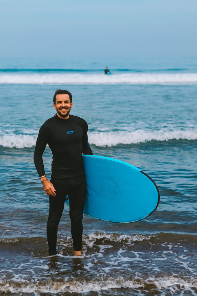 Surfing in Canary Islands