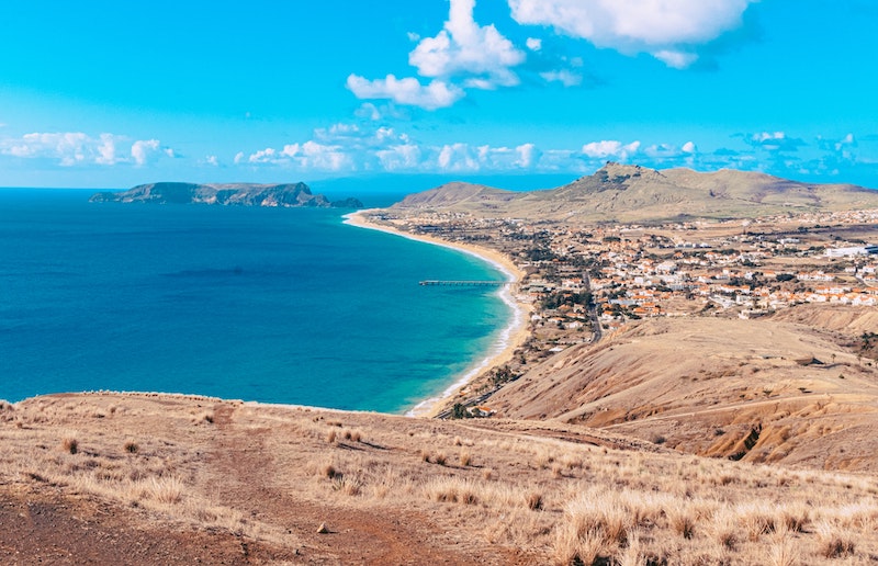 Long beach at Porto Santo