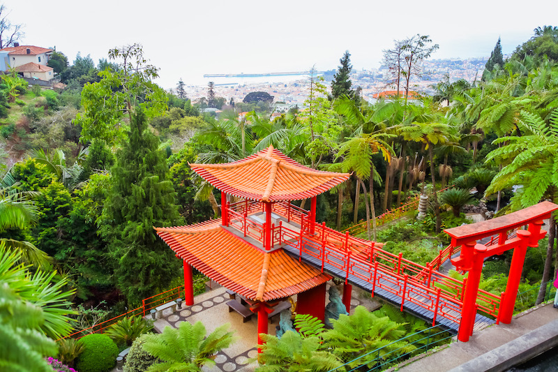 View of Monte Palace Tropical Garden