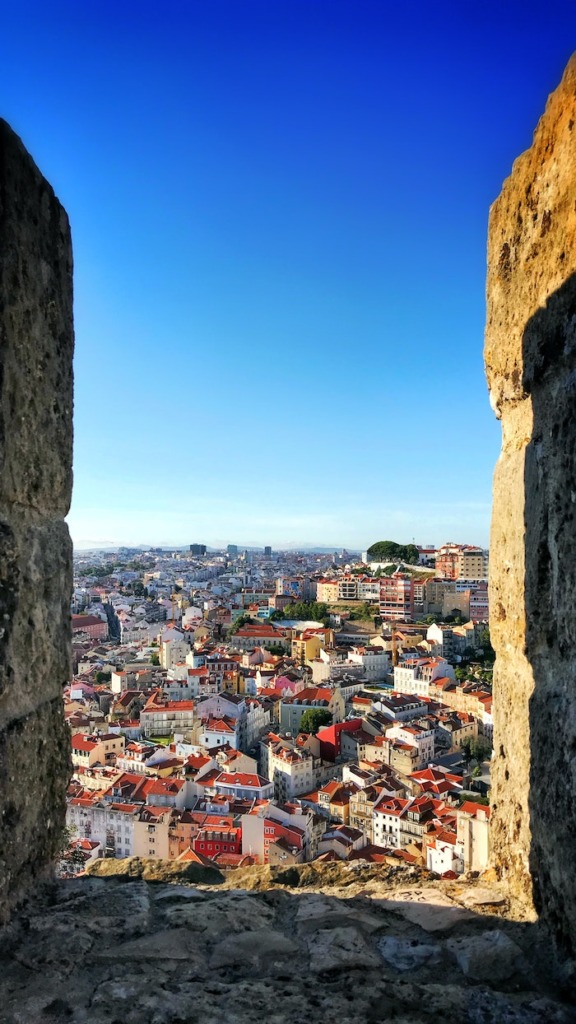 The view from Sao Jorge Castle in Lisbon