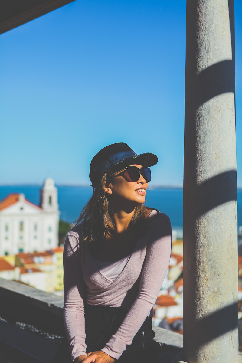 Viewpoint of Santa Luzia in Lisbon