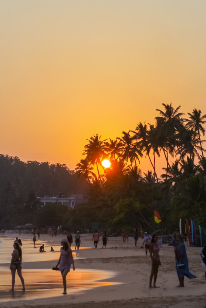 Sunset in Mirissa