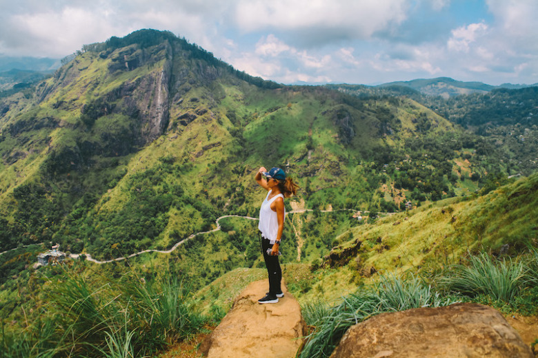 HIKING LITTLE ADAM'S PEAK IN ELLA, [SRI LANKA]