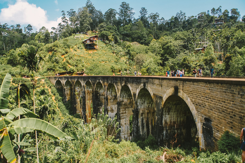 Nine Arches Bridge in Ella, Sri Lanka