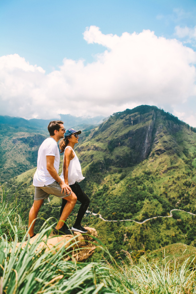 Hiking Little Adam's Peak in Sri Lanka