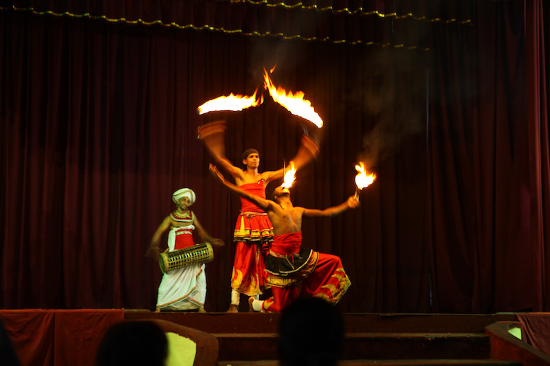 Traditional performance in Kandy, Sri Lanka