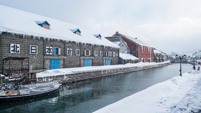 Winter in Hokkaido, Japan