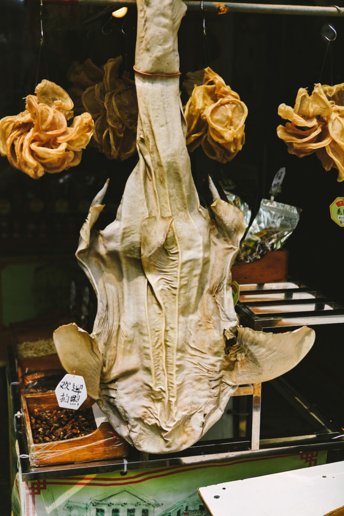 Dry fish in Tai O Market