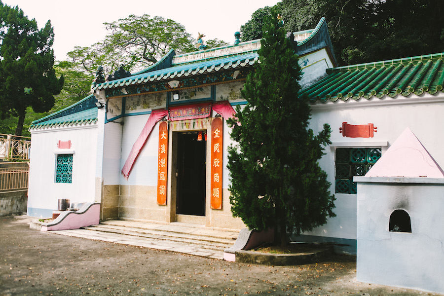 Hung Shing Temple in Tai O village in Hong Kong