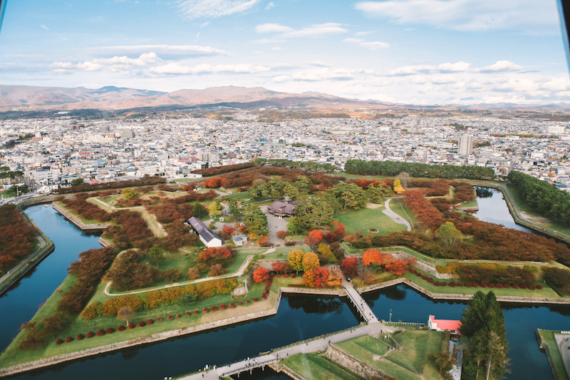 GORYOKAKU PARK IN HAKODATE