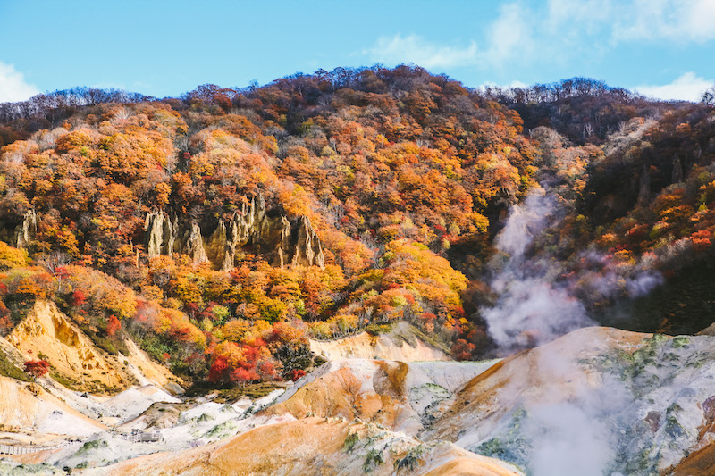 Hell Valley in Noboribetsu