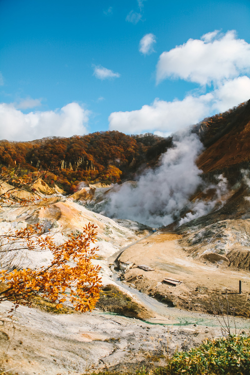 Hell Valley in Noboribetsu