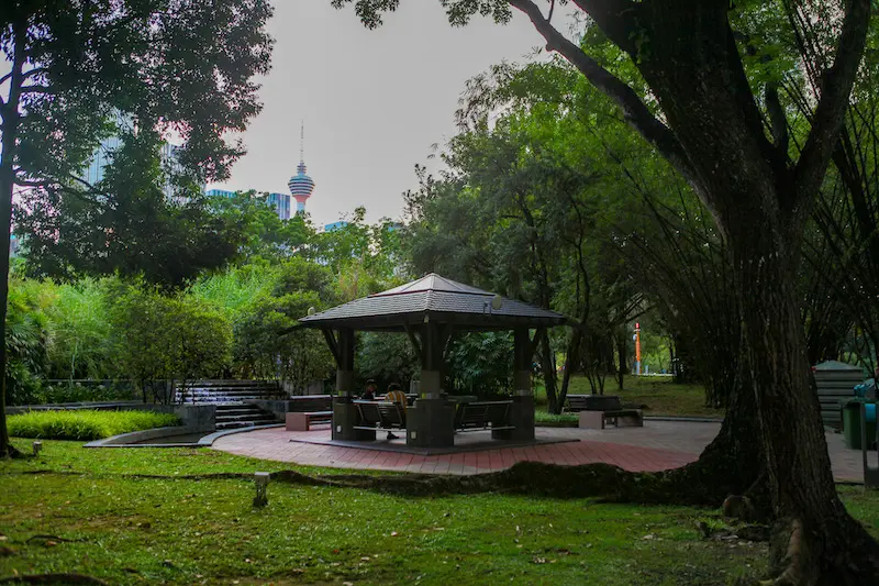 KLCC Park in Kuala Lumpur, Malaysia