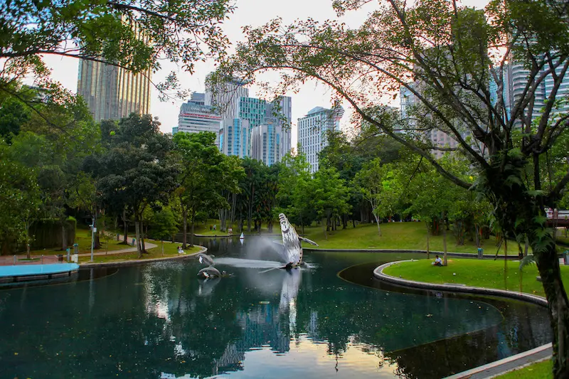 KLCC Park in Kuala Lumpur, Malaysia