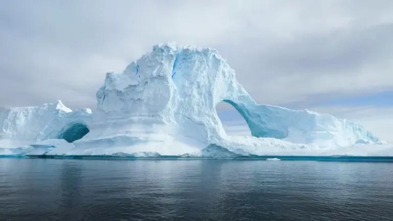 View of a Glacier in Antarctica