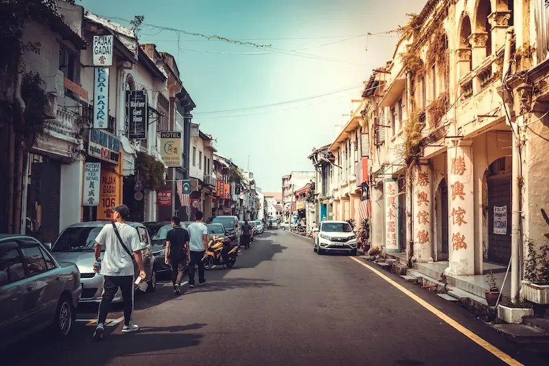 Jonker Street in Melaka