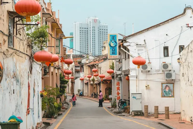 Jonker Street in Malacca