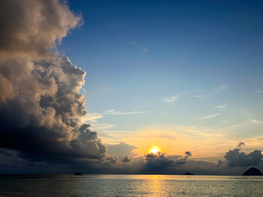 A storm coming on the island