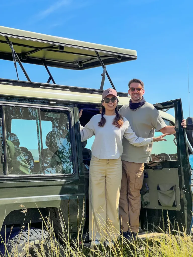 Our Jeep during our 12 day itinerary in Kenya.