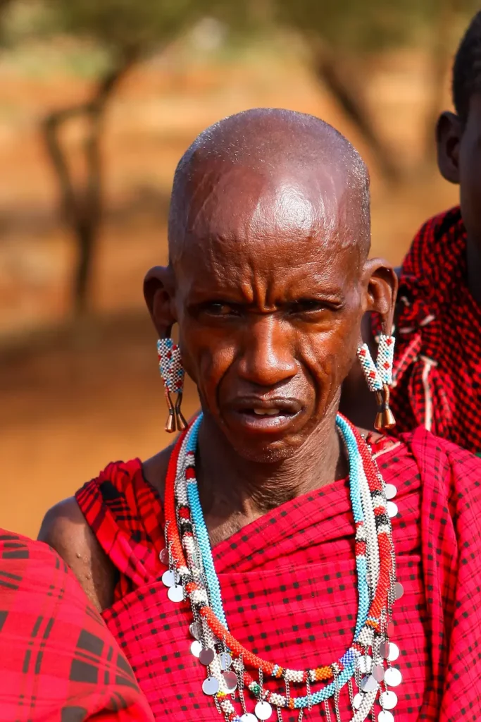 Village Maasai at Amboseli National Park in Kenya