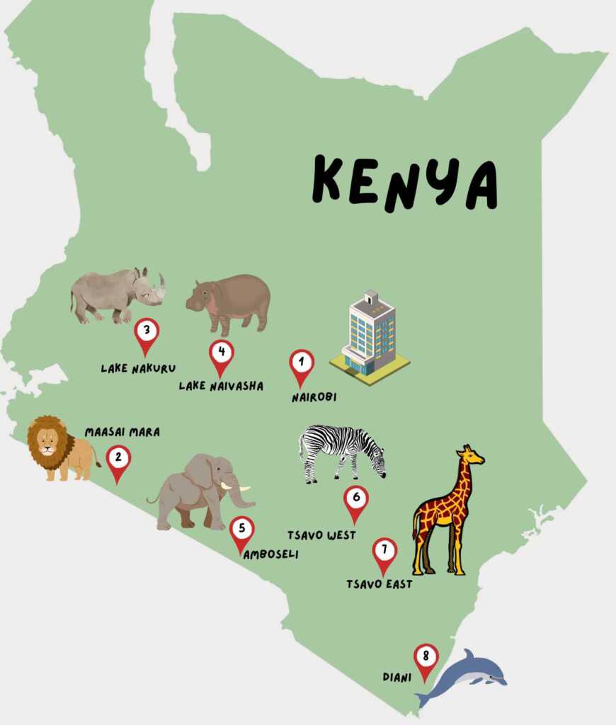 Our 12 day itinerary to Kenya