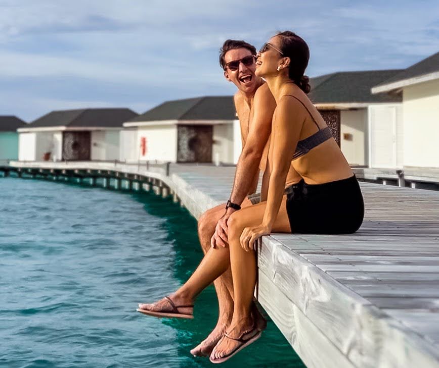 Honeymoon in the Maldives.