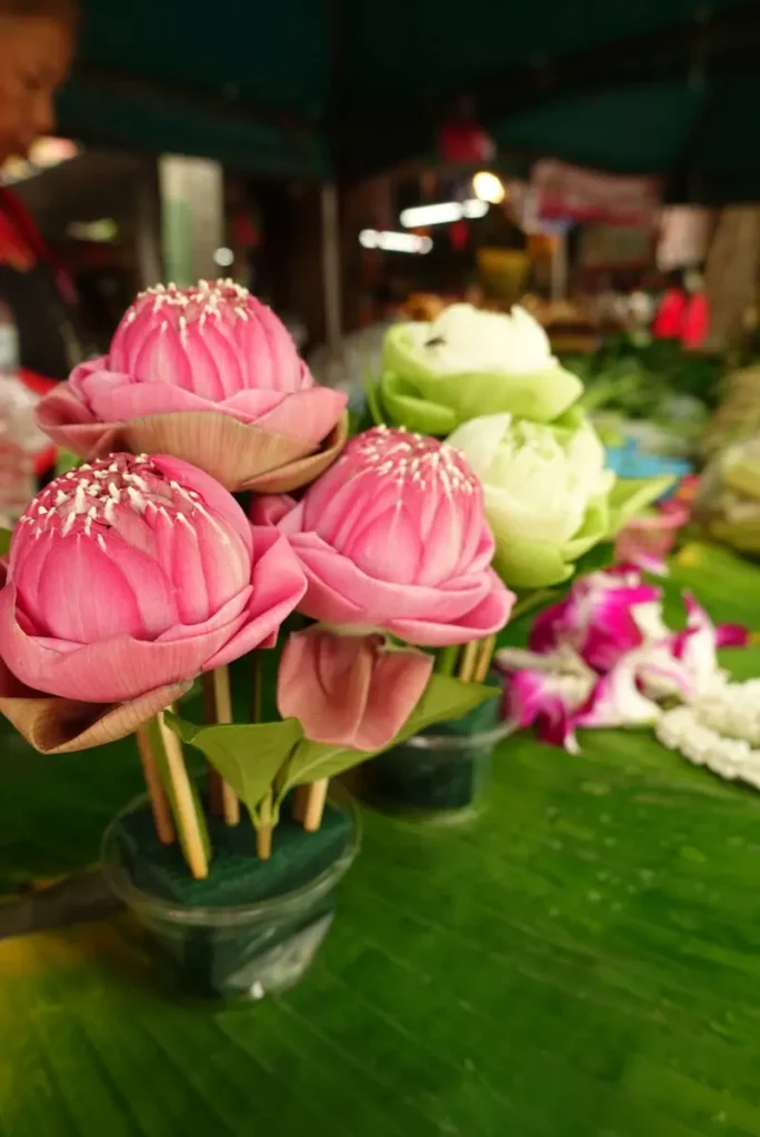 Flowers stall beautifully displayed